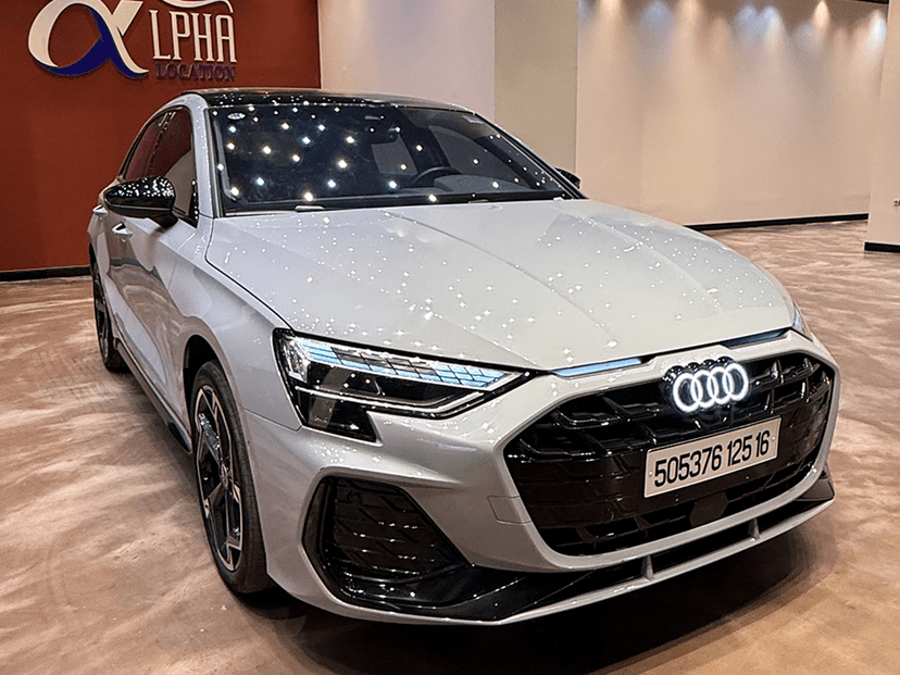 Audi A3 Gris Nardo — 1/4